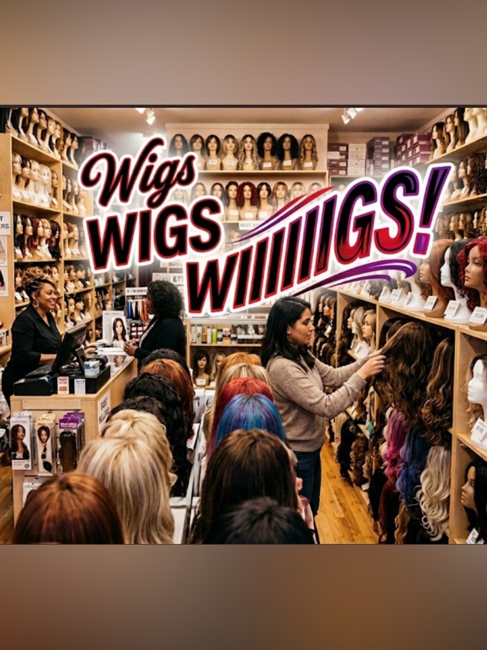 Premium Multi-Color Women’s Wig - Versatile Fashion Hair